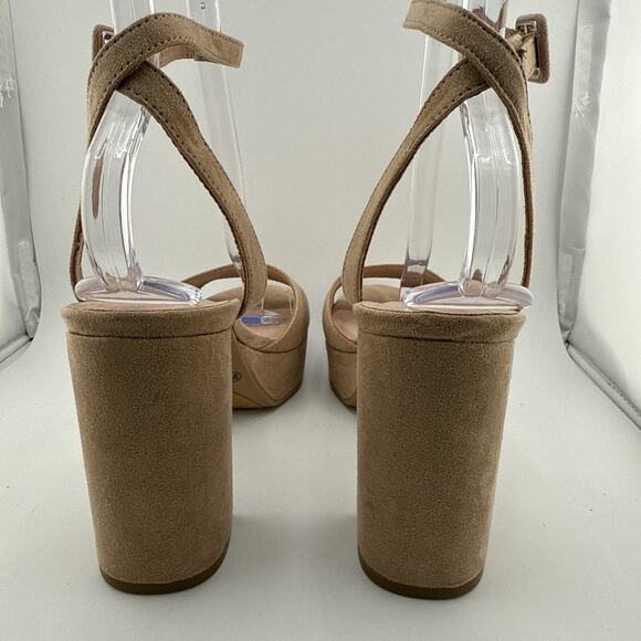 CHINESE LAUNDRY Theresa platform block heel sandal, Bone, BRAND Size 9 EUC - Picture 5 of 11